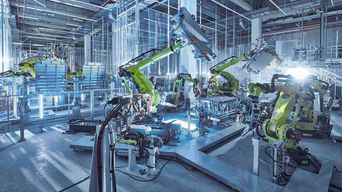 Robots in de carrosseriebouw